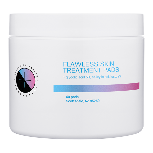 GLYCOLIC + SALICYLIC + FACE + BODY + SKIN TREATMENT PADS